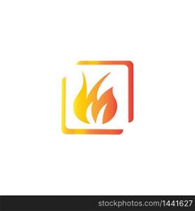 fire logo vector
