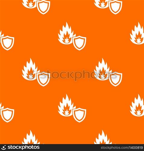 Fire protection pattern vector orange for any web design best. Fire protection pattern vector orange