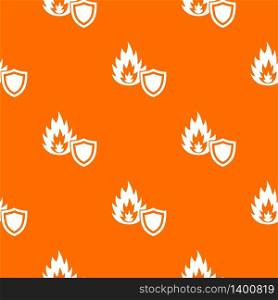 Fire protection pattern vector orange for any web design best. Fire protection pattern vector orange