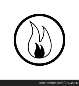 Fire sign. Fire flame icon. Vector illustration. EPS 10. Stock image.. Fire sign. Fire flame icon. Vector illustration. EPS 10.