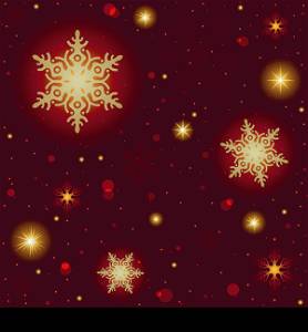 Fire Snowflakes Pattern