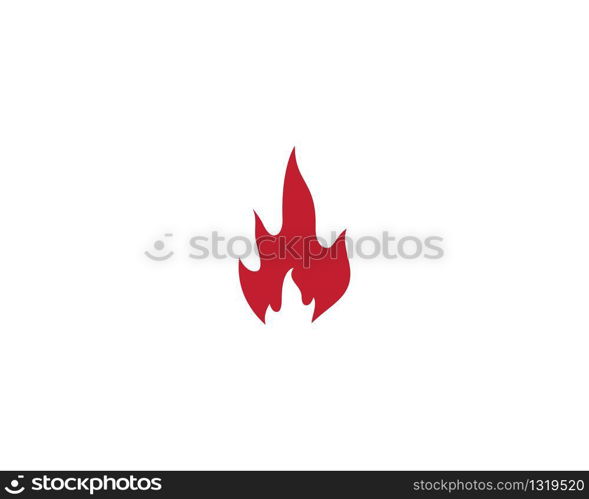 Fire symbol vector icon illustration