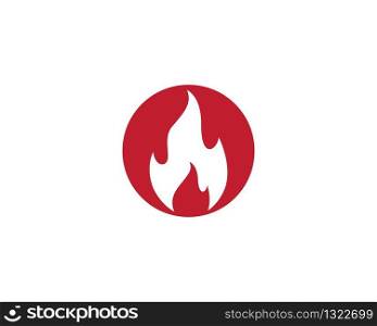Fire symbol vector icon illustration