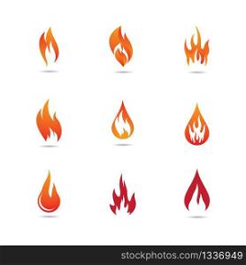 Fire symbol vector icon illustration
