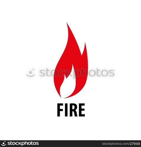 fire vector logo. logo design template fire. Illustration vector icon