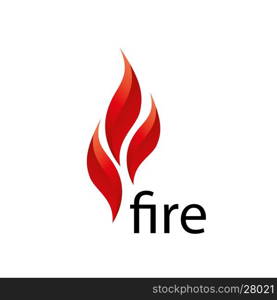 fire vector logo. logo design template fire. Illustration vector icon