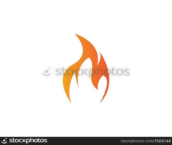 Fire with flame and feuer mit flamme Logo - Vector