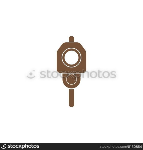 Firearms icon logo design illustration template vector