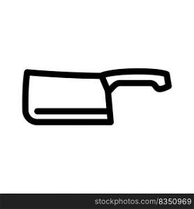 firebox knife line icon vector. firebox knife sign. isolated contour symbol black illustration. firebox knife line icon vector illustration