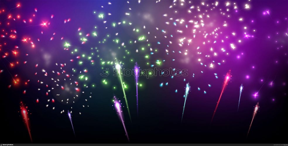 firework colorful christmas themed Celebration party Happy New Year background design.