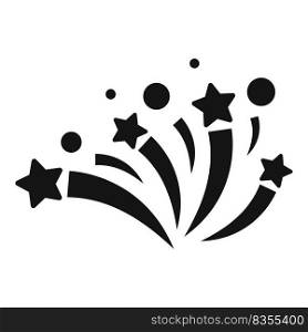 Firework icon simple vector. Carnival event. Star party. Firework icon simple vector. Carnival event