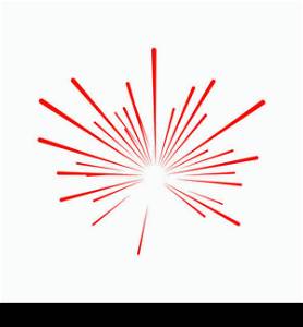 firework logo illustration design