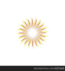 fireworks explosion vector logo icon