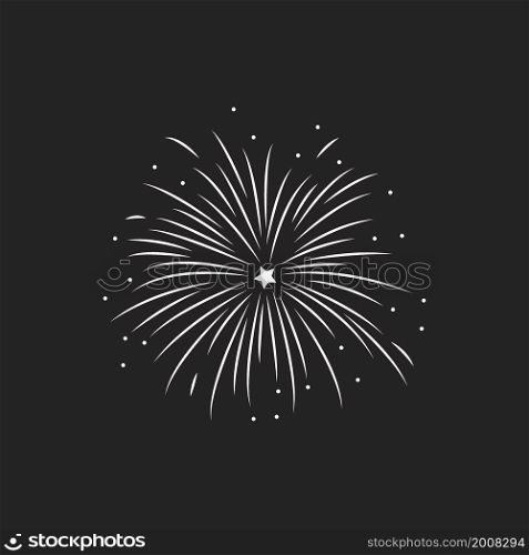 Fireworks icon vector illustration logo design