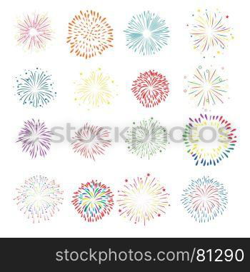 Fireworks icons set