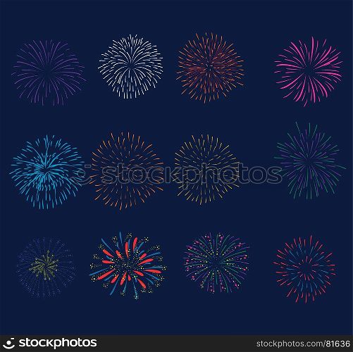 Fireworks icons set