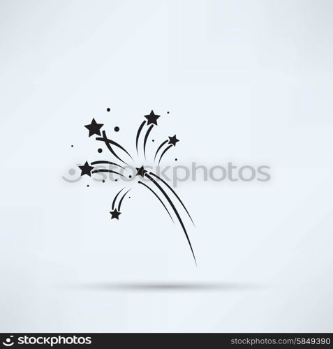 Fireworks rockets sign icon. Explosive pyrotechnic device symbol