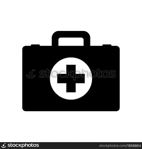 First aid case icon simple design