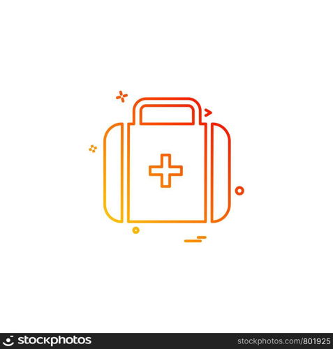 first-aid firstaid medical medicine box icon icon vector desige