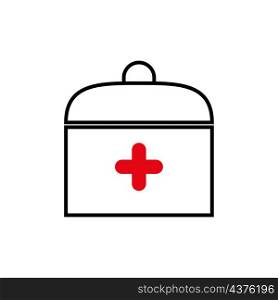 First aid kit icon. Doctor briefcase. Ambulance emergency. Medical cross. Save life. Vector illustration. Stock image. EPS 10.. First aid kit icon. Doctor briefcase. Ambulance emergency. Medical cross. Save life. Vector illustration. Stock image.