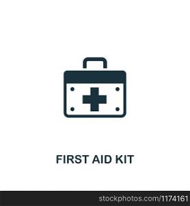 First Aid Kit icon. Premium style design from healthcare collection. Pixel perfect first aid kit icon for web design, apps, software, printing usage.. First Aid Kit icon. Premium style design from healthcare icon collection. Pixel perfect First Aid Kit icon for web design, apps, software, print usage