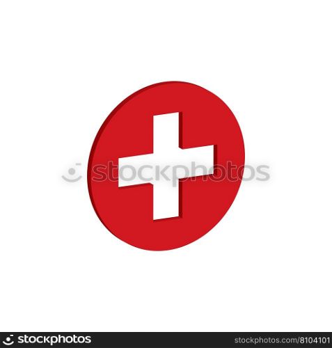first aid kit icon vector illustration logo design