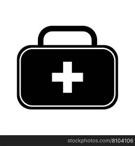 first aid kit icon vector illustration logo design