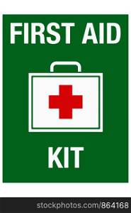 First aid kit medical icon vector