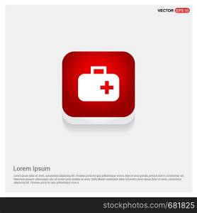 First aid medical kit icon