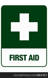First aid sign. Vector illustration EPS10.. First aid sign. Vector illustration EPS10
