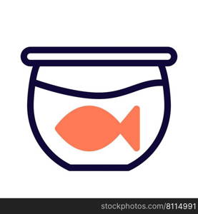 Fish bowl use as a home decor.