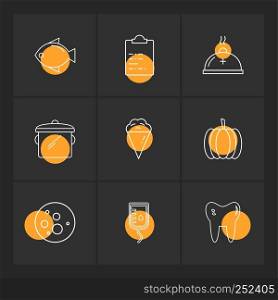 fish , capsicum , teeth , moon , cone, fruits , health , fitness , medical , dollar, lock , heart , ecg , pear , kifdnet , beans , medicine , plants , nature , icon, vector, design, flat, collection, style, creative, icons