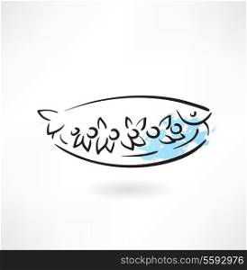 Fish dish icon