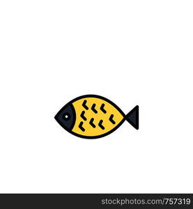 Fish, Food, Easter, Eat Business Logo Template. Flat Color