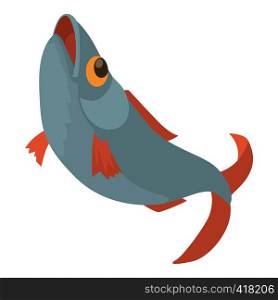 Fish icon. Cartoon illustration of fish vector icon for web. Fish icon , cartoon style