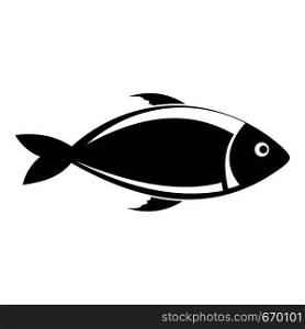 Fish icon. Simple illustration of fish vector icon for web. Fish icon, simple style.