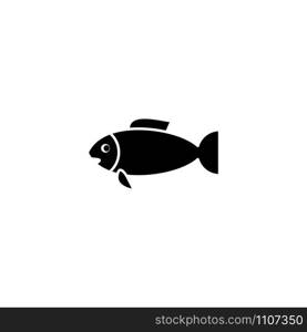 fish icon vector