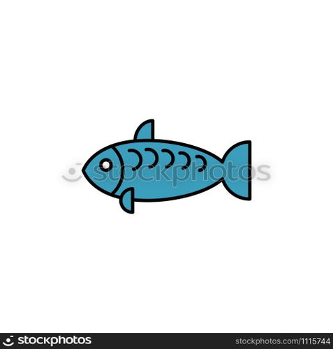 fish icon vector