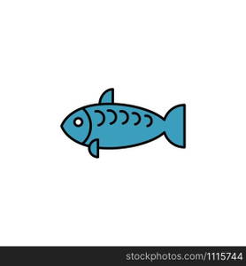 fish icon vector