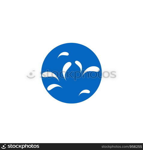 Fish jump Logo Template vector icon design