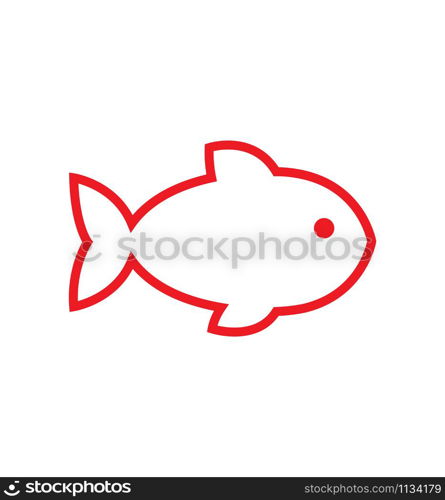 fish line icon vector illustration eps 10 isolated on white. fish line icon vector illustration eps 10 isolated
