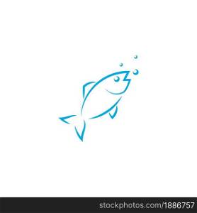 Fish logo,fish menu ilustration vector template