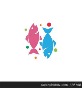 Fish logo,fish menu ilustration vector template