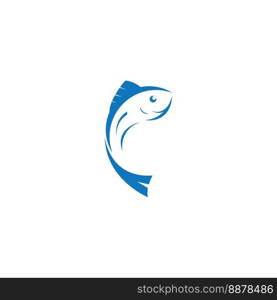 Fish logo, fishinghook, fish oil and seafood restaurant icon. With vector icon concept