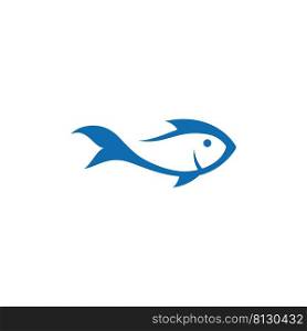 Fish logo icon design vector 