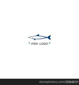 Fish Logo Template vector icon illustration design