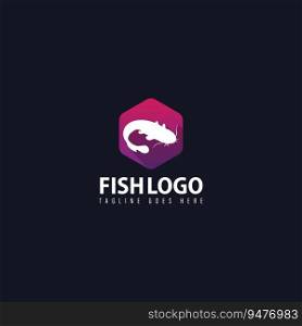 fish logo vector