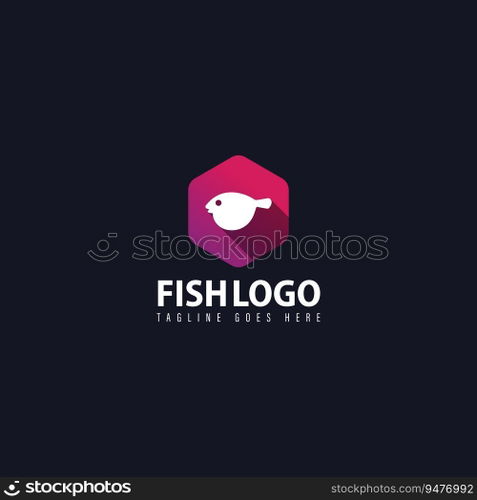 fish logo vector