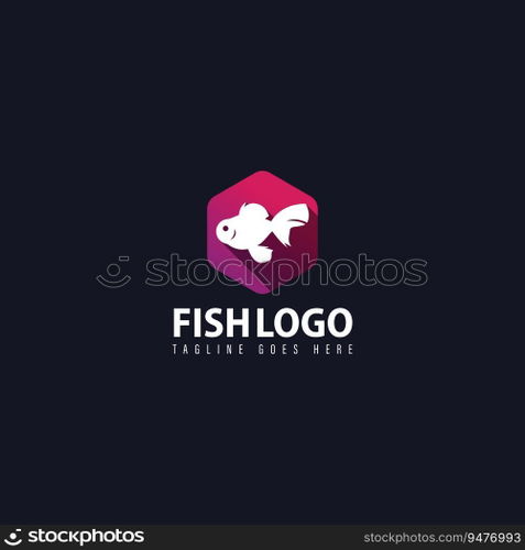 fish logo vector