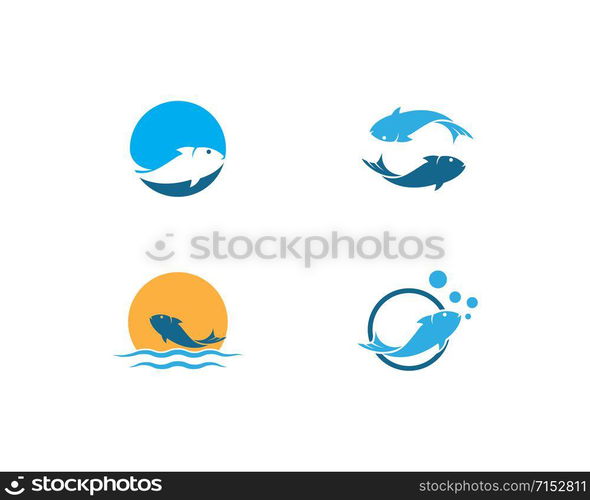 Fish Logo vector Template